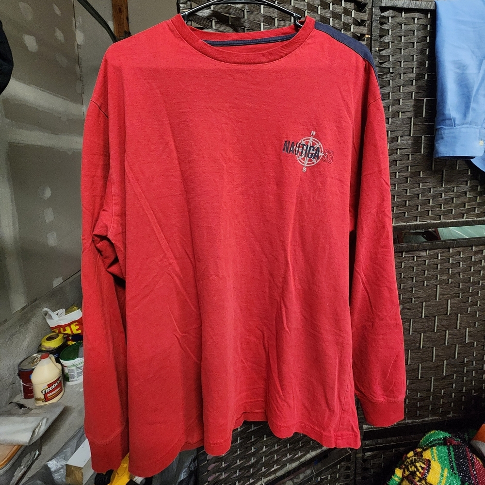 Vintage Nautica Long Sleeve T Shirt